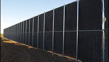 view of a sound barrier fence in denver