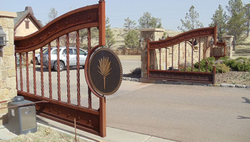 Dual-Swing-Gates-for-Gated-Community-