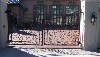 Dual-Swing-Ornamental-Iron-Gate